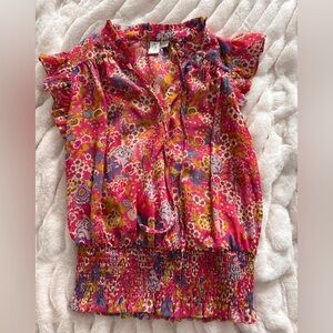 Joie Multicolor Floral Top